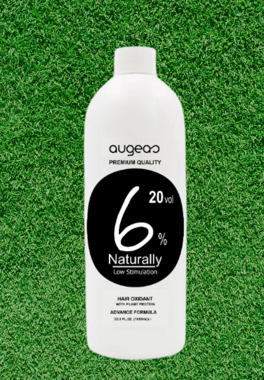 Augeas 6%  with 20 volume Naturally Low Stimulation Hair oxidant With Plant Protein Advance Formula