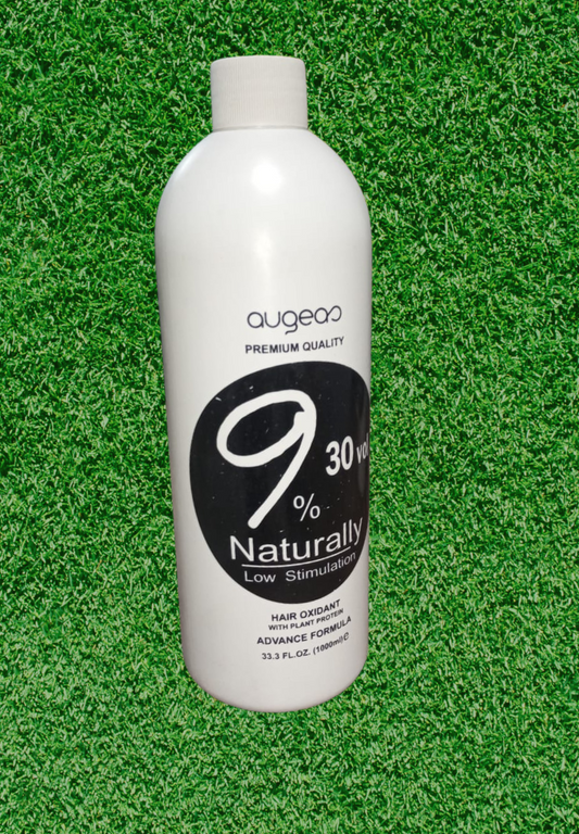 Augeas 9% with 30 volume Naturally Low Stimulation Hair oxidant With Plant Protein Advance Formula