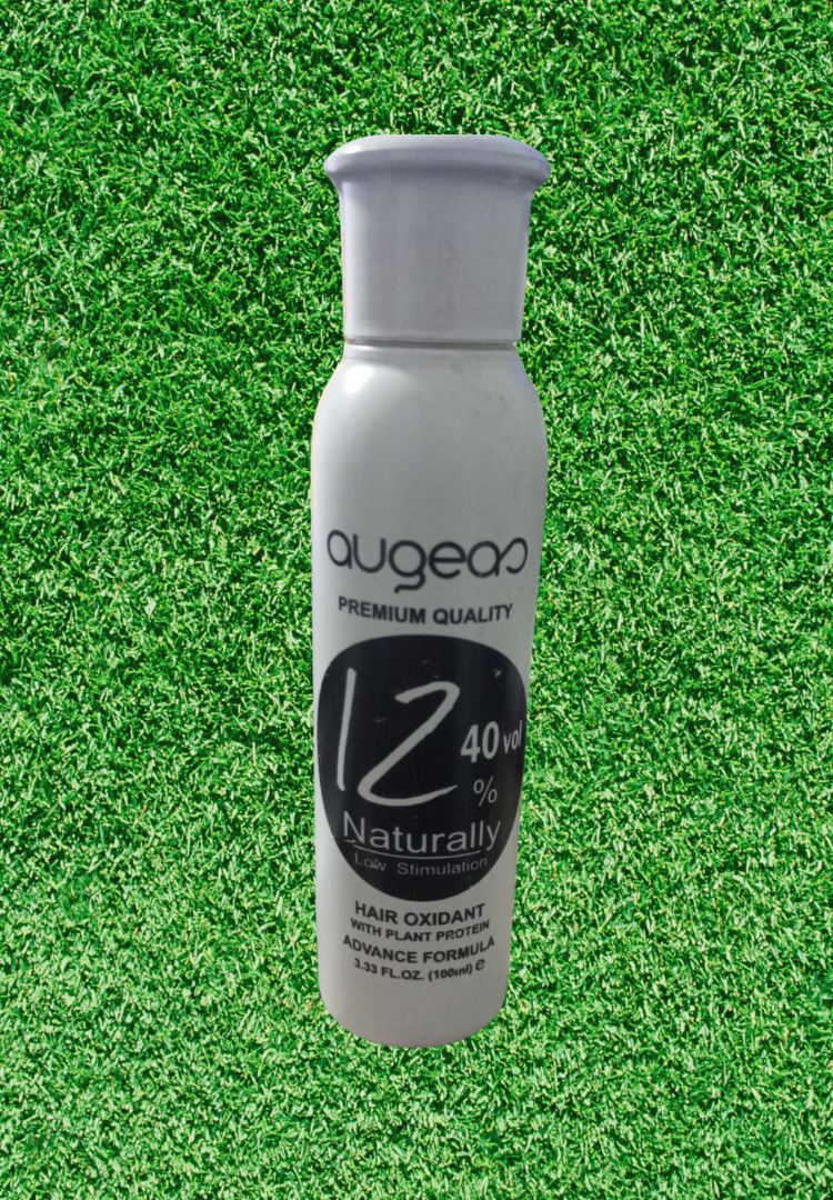 Augeas 12%  with 40 volume Naturally Low Stimulation Hair oxidant With Plant Protein Advance Formula