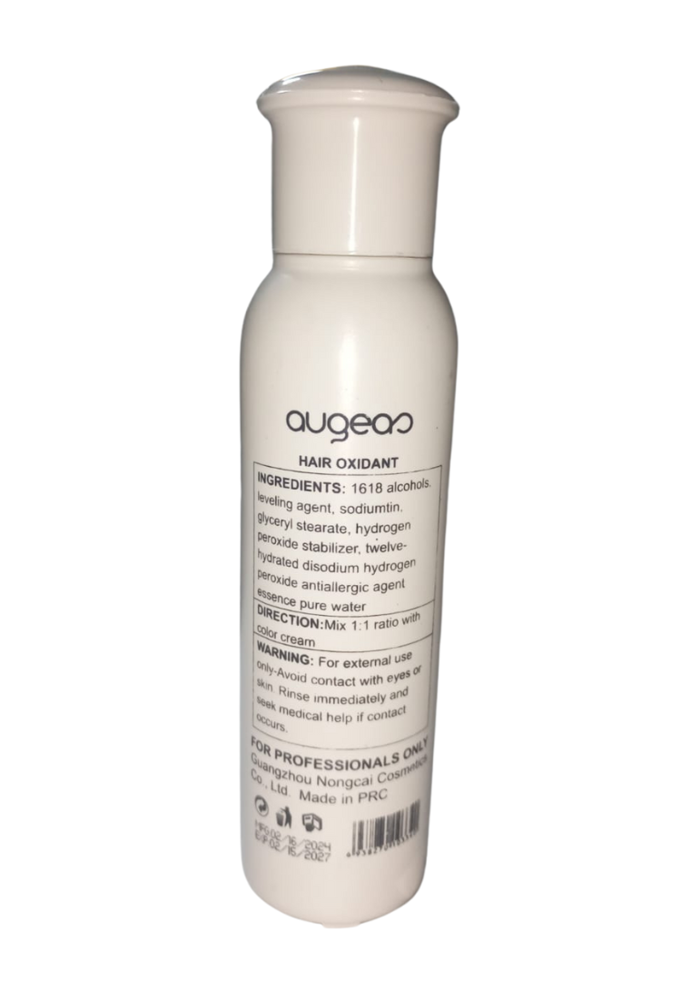 Augeas 12%  with 40 volume Naturally Low Stimulation Hair oxidant With Plant Protein Advance Formula